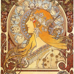 Zodiac by Alphonse Mucha