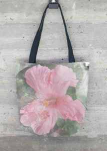 Pink Hibiscus Tote